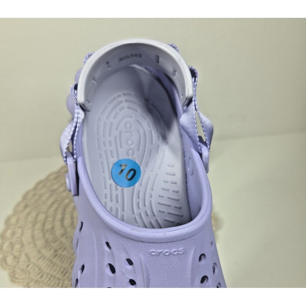 NEW CROCS ECHO CLOG WOMAN 10 MEN 8 Lavender COMFORT WATER RESISTANT LIGHTWEIGHT - Picture 11 of 15